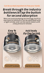 Universal Foldable Magnetic Vacuum Suction Phone Holder